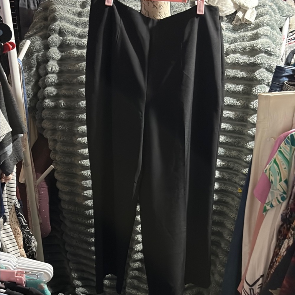 Nine West Black Wide-Leg Trousers
